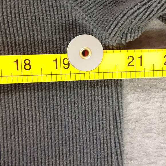 Faded Glory Top Size SMALL, Zip neck, Long Sleeve, Gray. - Picture 5 of 7